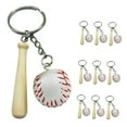 thumbnail image 6 of Masteelf 10PCS Novelty Baseball Keychain Mini Bats and Accessories Sports Keychains Baseball Party Favor Birthday Athletes Souvenir, 6 of 8