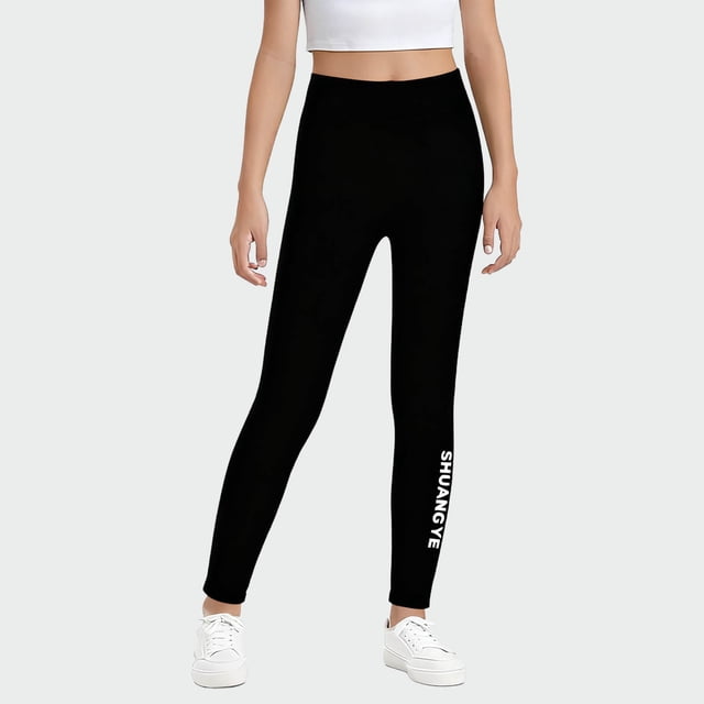 Cowsor Girls Tummy Control Workout Yoga Leggings