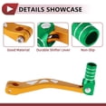 thumbnail image 3 of Palanca de cambio de motocicleta plegable para Yamaha TTR 50cc, pedal de aleación de aluminio, palanca de cambio dorada y verde, 3 of 6
