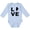 AE-Light Blue, variant on Inktastic Love Maine Boys or Girls Long Sleeve Baby Bodysuit