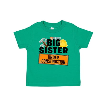 

Inktastic Big Sister Under Construction Gift Baby Girl T-Shirt