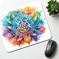 thumbnail image 6 of Norse Viking Symbols Watercolor Mouse Pad Low Profile Gaming Mat, 6 of 7
