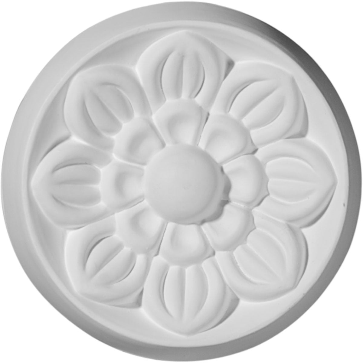 3 7/8'OD x 3/4'P Small Flower Round Rosette