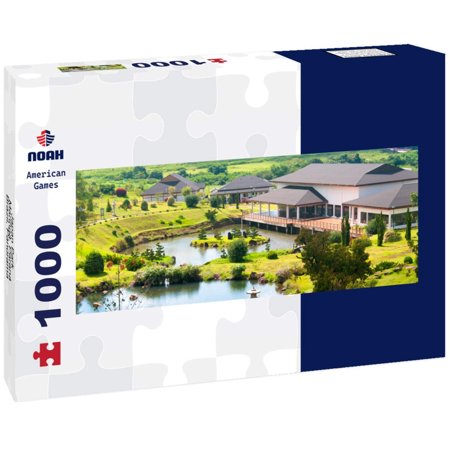 Japan Park - Maringá, Paraná, Brazil 1000pc Panoramic Puzzle