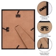 thumbnail image 6 of Black 10x12 Picture Frame 1 Pack , Classic Picture Frames 10x12 for Tabletop Wall Vertical or Horizontal Display, 6 of 7