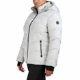 thumbnail image 3 of Nautica Women's Hooded Midweight Puffer Jacket, Detachable Hood, 3 of 4