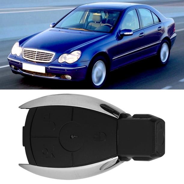 Accesorio para Mercedes Benz, carcasa para llave remota de 3 botones, carcasa para llave remota, carcasa para llave remota para Mercedes Benz, diseñada a medida para la perfección
