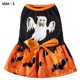 thumbnail image 2 of Vestido para perros compatible con la temática de las fiestas de Halloween Patrón de murciélago fantasma Falda para perros compatible con perros Vestido para gatos, 2 of 5