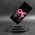 thumbnail image 6 of Pink Ribbon Sparkle Funny Personalized License Plate Rust-proof Stainless Steel Metal License Plate Suitable For Men And Women 12.2" x 6.2", 6 of 7