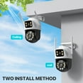 thumbnail image 6 of Three Lens PTZ IP Camera Outdoor 6K HD Three Screen WiFi Security Camera Auto Tracking 4K Dual Len Wirelss CCTV Camera iCsee, 6 of 7