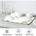 thumbnail image 7 of Coolnut Flower Dish Drying Mat for Kitchen, 16 x 18 Inch Microfiber Absorbent Dish Drying Pad, Machine Washable Kitchen Counter Protect Mats, 7 of 7
