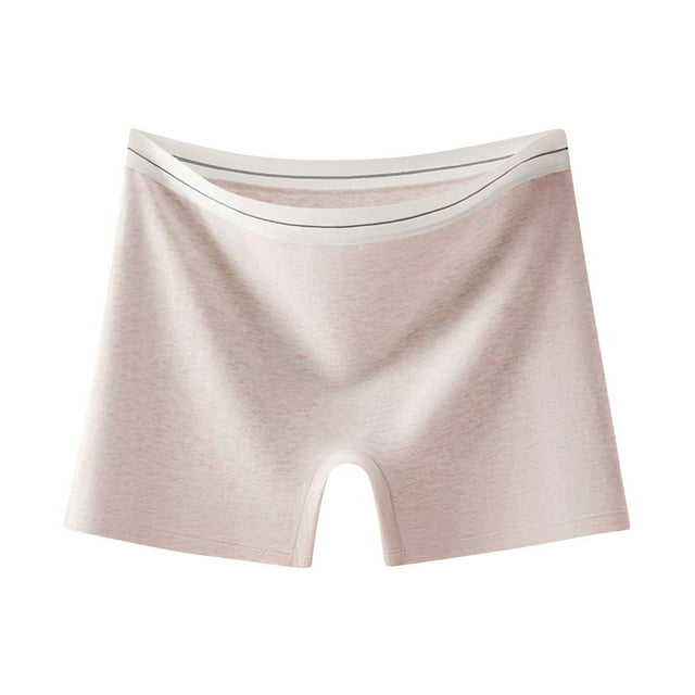 Ohufall Boxer Briefs for Womens Cotton Soft Tummy Control Boxer Panties High Waist Stretch Comfy Breathable Boxers