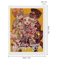 thumbnail image 2 of Diamond Painting Set Toilet-bound Hanako-kun Diamond Art Painting with Diamond DIY Set for Bedroom Living Room Bathroom Wall Decoration 12"x16", 2 of 8