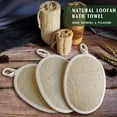 thumbnail image 4 of Ctnporpo Natural Loofah Sponge Exfoliating,Bath Towel, Rub Back, Rub ash, Bath Wipe Bath Towels Bath Mats, 4 of 4