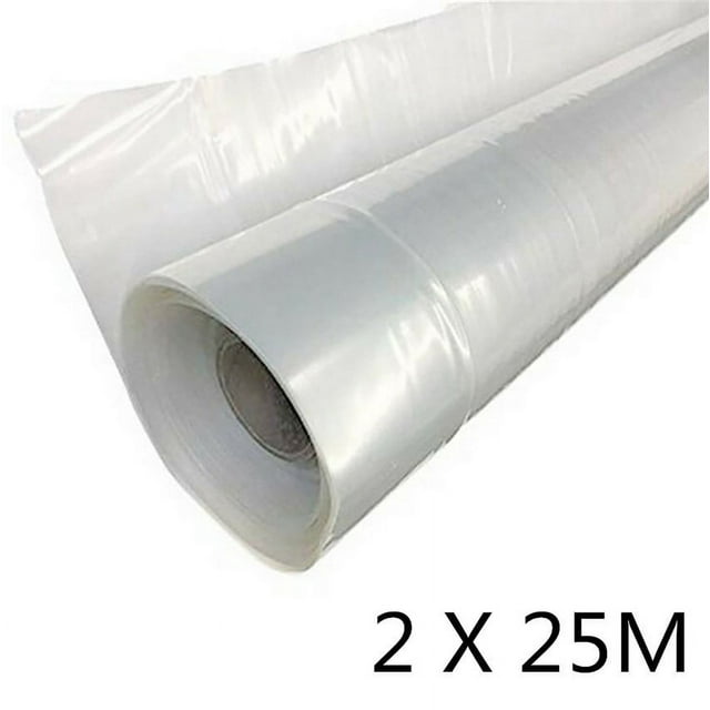 1X Clear Greenhouse Film Plastic Small Arch Shed Transparent Film PE Hot House Covers Dust-Proof For Grow Tent Room Garden Plant