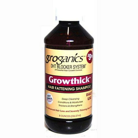 groganics dht grow thick hair fattening shampoo, 8