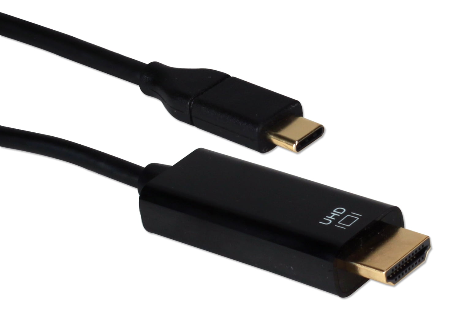 QVS 6ft USBC / Thunderbolt 3 to HDMI UltraHD 4K/60Hz Video Converter Cable
