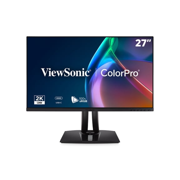 ViewSonic VP2756A-2K 27' IPS QHD 1440p Monitor with Advanced Ergonomics