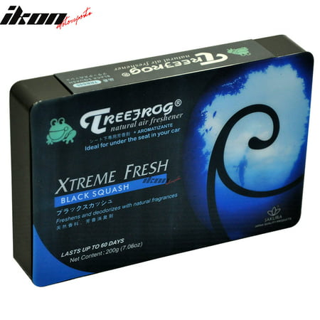 Compatible with Treefrog Xtreme Fresh Black Squash Scent Air Freshener Auto Car Home Office