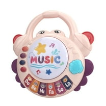 Tarmeek Baby Toys Hand Held Tambourine Drum for 6-9-12 Month Toddlers, Bell Jingles Percussion Educational Drum Instrument Infant Toys Christmas Birthday Presents for Boys Girls Age 1 2 3 Years Old