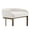 White Chenille - Antique Bronze Frame, variant on Zesthouse 26.6″ Modern Bar Stools Set of 2, Upholstered Faux Leather Counter Height Stools with Low Back and Thickened Antique Bronze Metal Frame, Kitchen Island Bar Chairs, Black