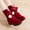 Red, variant on WQJNWEQ Women's Warm Snow Boots Increased Heel Height Plush insulation Mid Length Boots Anti-Slip Winter