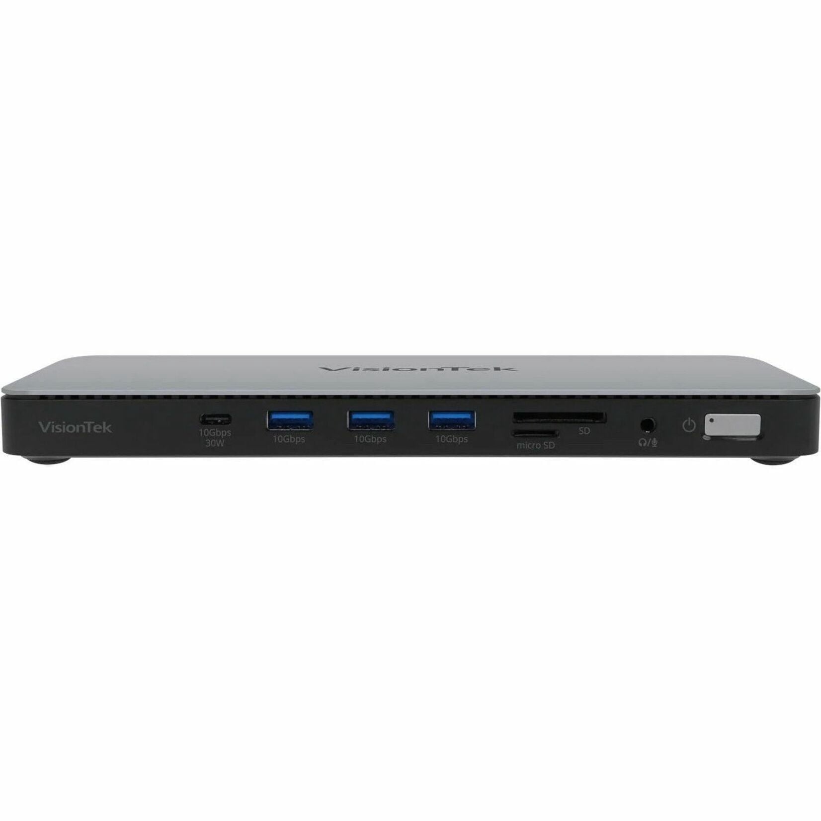 VisionTek VT2900 USB-C Dual System KVM Docking Station with 100W Power Delivery - for Notebook/Desktop PC - 100W PD - USB Type C - Up to 2x 4K Displays Supported (HDMI & DisplayPort) - 5 x USB Port...