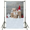 thumbnail image 3 of LELINTA 3x5ft Studio Photo Video Photography Backdrop Printed Wood Floor Brick Winter Party Ball Decorations Fall Background Booth Backdrops Stand Props Style Winter Christmas Gifts Scenic Background, 3 of 4