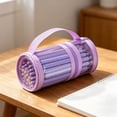 thumbnail image 4 of Solivara Large Capacity Transparent Cylindrical Pencil Case For Student Exam Stationery Storage(A,6.89*3.54 in), 4 of 5