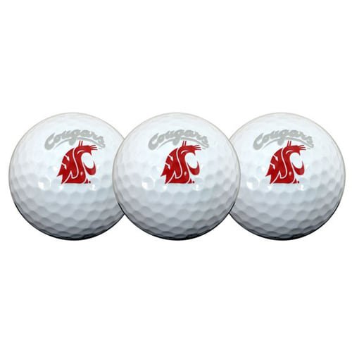 Team Effort Team Effort Washington State Cougars Golf Balls, 3 Pack