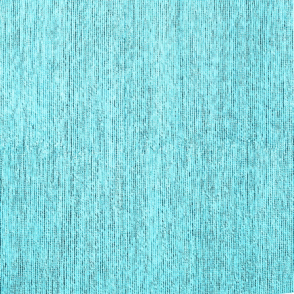 Ahgly Company Indoor Square Abstract Light Blue Contemporary Area Rugs, 4' Square