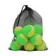 thumbnail image 1 of 12 pelotas de tenis de entrenamiento elásticas de 6,35 cm de diámetro con cordón de almacenamiento Verde Amarillo, 1 of 9
