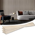 thumbnail image 5 of Acoustic Wood Slat Wall Panels for Interior   Fluted Sound Absorbing Wood Paneling for  Wall Ceiling Kitchen Living Room Bedroom Office  x  Warm Teak, 5 of 6