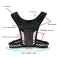 thumbnail image 2 of Adjustable Running Vest Phone Holder Men Women Reflective Hydration Vest Running wih Pockets Light Weight Running Pack Chest (Black Yellow), 2 of 6
