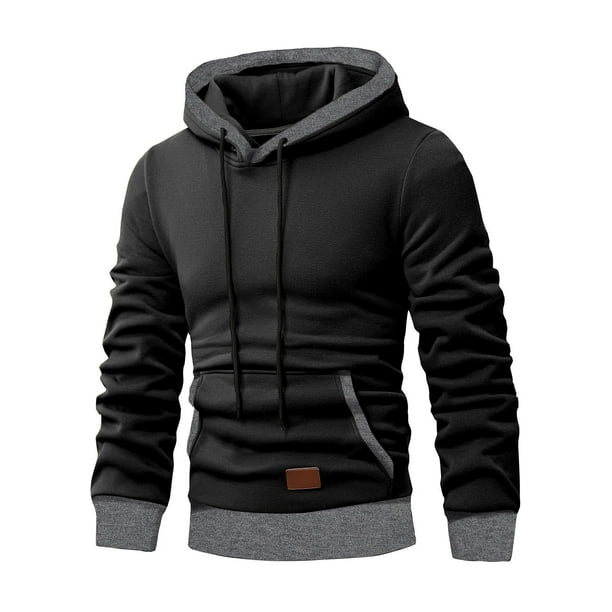 Sudadera con capucha de manga larga para hombre, jersey cálido con capucha  para hombre, chaqueta con capucha