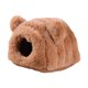 thumbnail image 1 of Cama para hámster, nido para dormir, adorable hábitat semicerrado y lavable. Marrón, 1 of 7