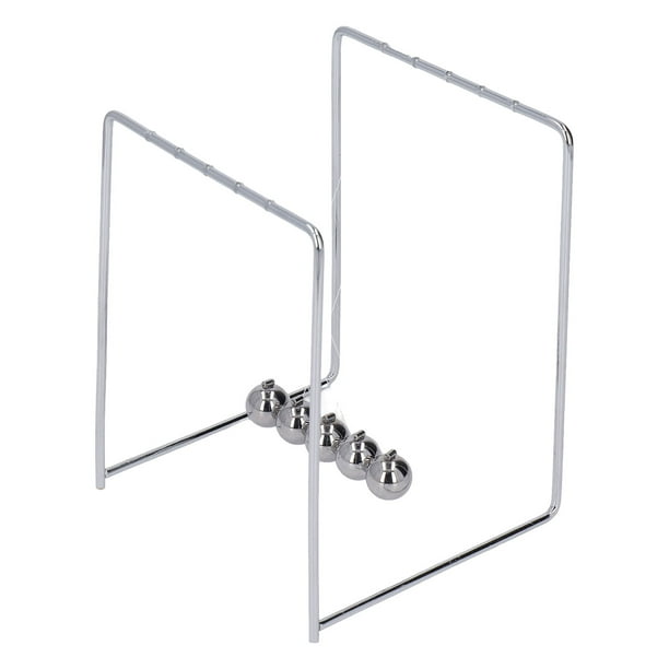 Juguetes de bola de péndulo de equilibrio, bola de péndulo de equilibrio, juegos de oficina de física, decoración de escritorio, bolas de péndulo de metal compactas y livianas