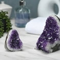thumbnail image 4 of Amethyst Crystal Cluster - 0.5 to 0.75 lbs. Geode with Polished Edges. Reiki healing energy, 4 of 10