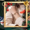thumbnail image 5 of Christmas Bracelet with Wish Card Lucky Christmas Charm Bracelets Xmas Gifts, 5 of 14