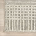 thumbnail image 4 of nuLOOM Yulia Geometric Bands Machine Washable Area Rug, 2' x 3', Yulia Light Grey, 4 of 7