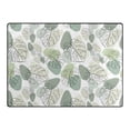 thumbnail image 4 of Ryvnso Summer Palm Leaf Area Rug Floor Mats Non-Slip Home Carpet 63 x 48 inch, 4 of 7