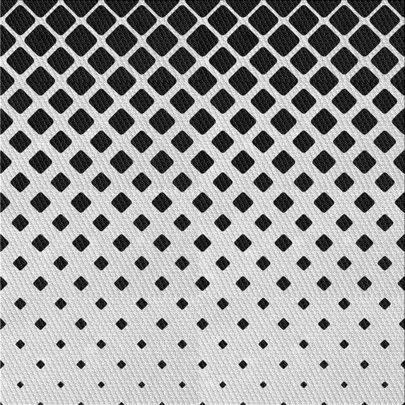 Ahgly Company Machine Washable Indoor Square Transitional Light Black Area Rugs, 7' Square