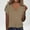 Khaki, variant on Sevevn Women's V-Neck Short-Sleeved Loose Shirt Top Women's T-Shirts