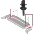 thumbnail image 3 of Gurt for rear luggage cover, Campitroen C4, Cactus 20142019, Saxo 19962004, 4piece clips, 3 of 5