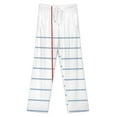 thumbnail image 3 of Printable Graph Paper Women's Pajamas Pajama Pants Women's Sleepwear Lounge Sleep Bottoms Stretch with Pockets, 3 of 7