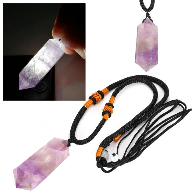 Practical Quartz Pendant, Clear Appearance Rose Quartz Pendant, for Spiritual Healing for Gift