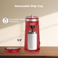 thumbnail image 4 of CHULUX Single Serve Coffee Maker for K pod and Ground Coffee, Single Cup Coffee Machine, Auto Shut Off, Red, 4 of 9