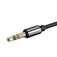 thumbnail image 4 of Monoprice Audio Cable - 15 Feet - Black | Auxiliary 3.5mm TRS Audio Cable, Slim Design Durable Gold Plated - Onyx Series, 4 of 5