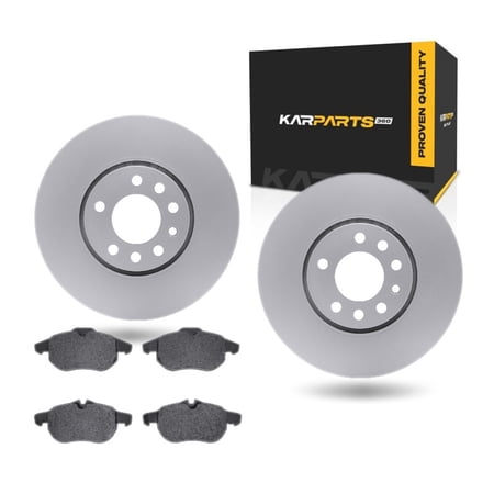 KarParts360 For Chevy Vectra 2003 04 05 06 07 2008 Brake Kit | Plain Rotor Style