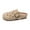 Beige, variant on Mepaouo Toddler Kids Suede Clogs Boys Girls Cork Sandals Comfortable Outdoor Slippers Slip on Mules